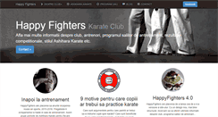Desktop Screenshot of happyfighters.ro