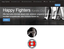 Tablet Screenshot of happyfighters.ro